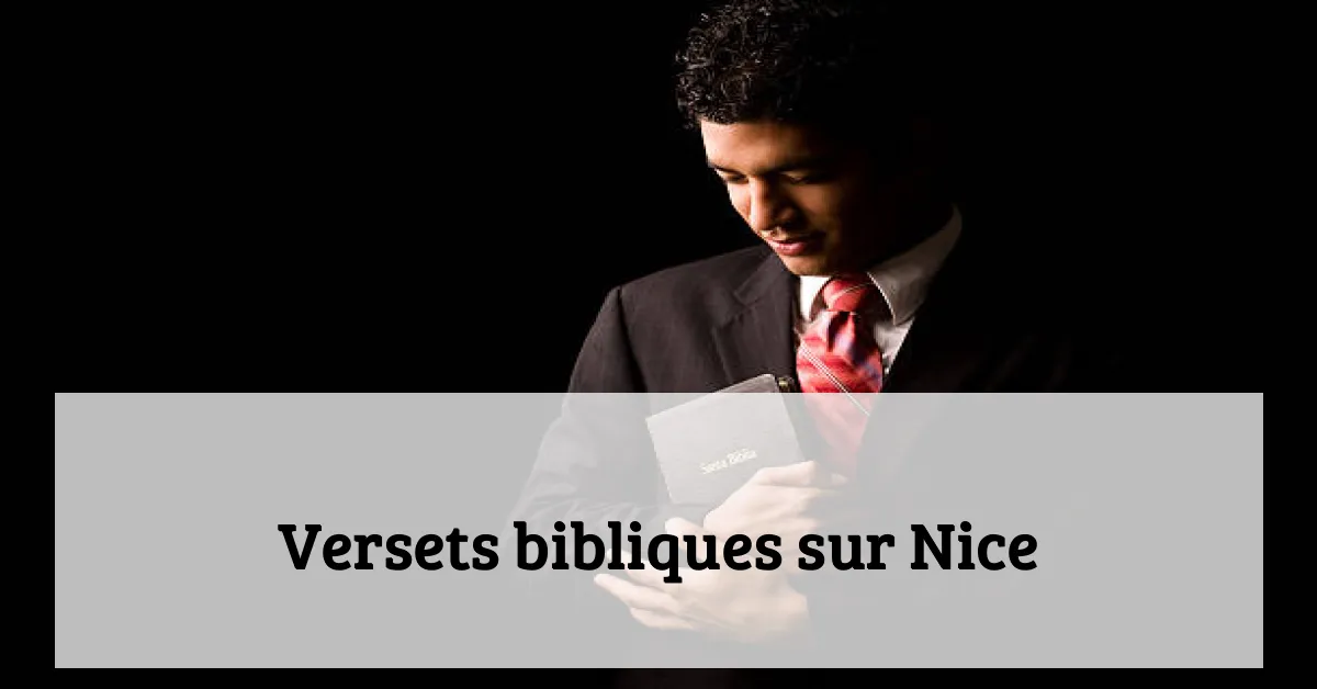 Versets bibliques sur Nice
