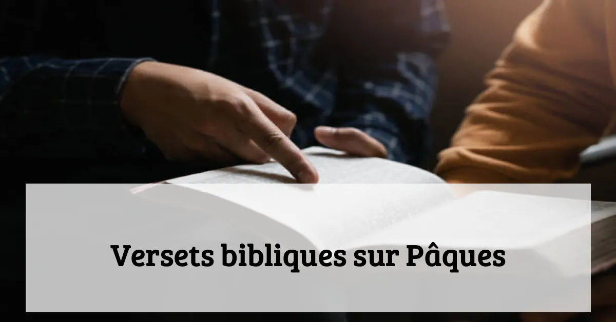 Versets bibliques sur Pâques