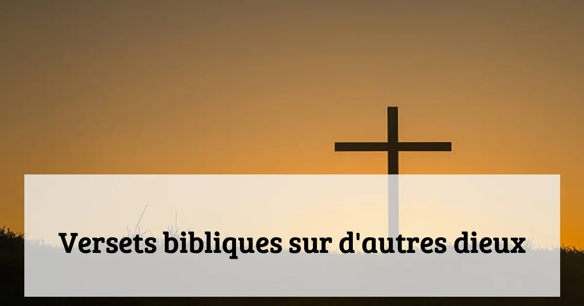 Versets bibliques sur d'autres dieux