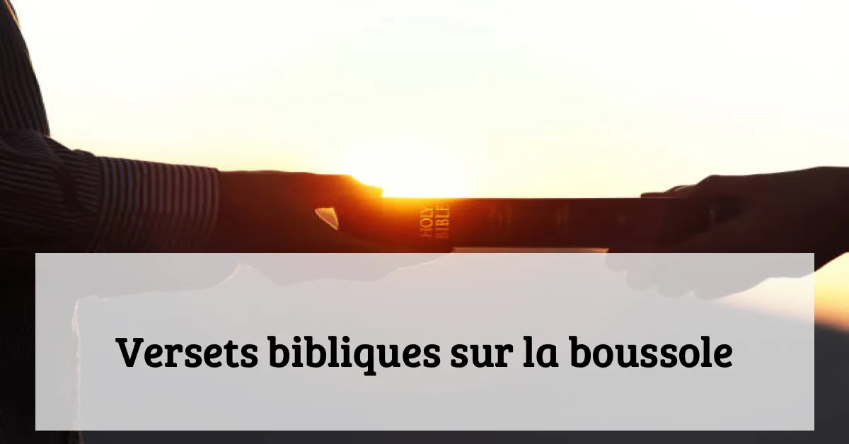 Versets bibliques sur la boussole