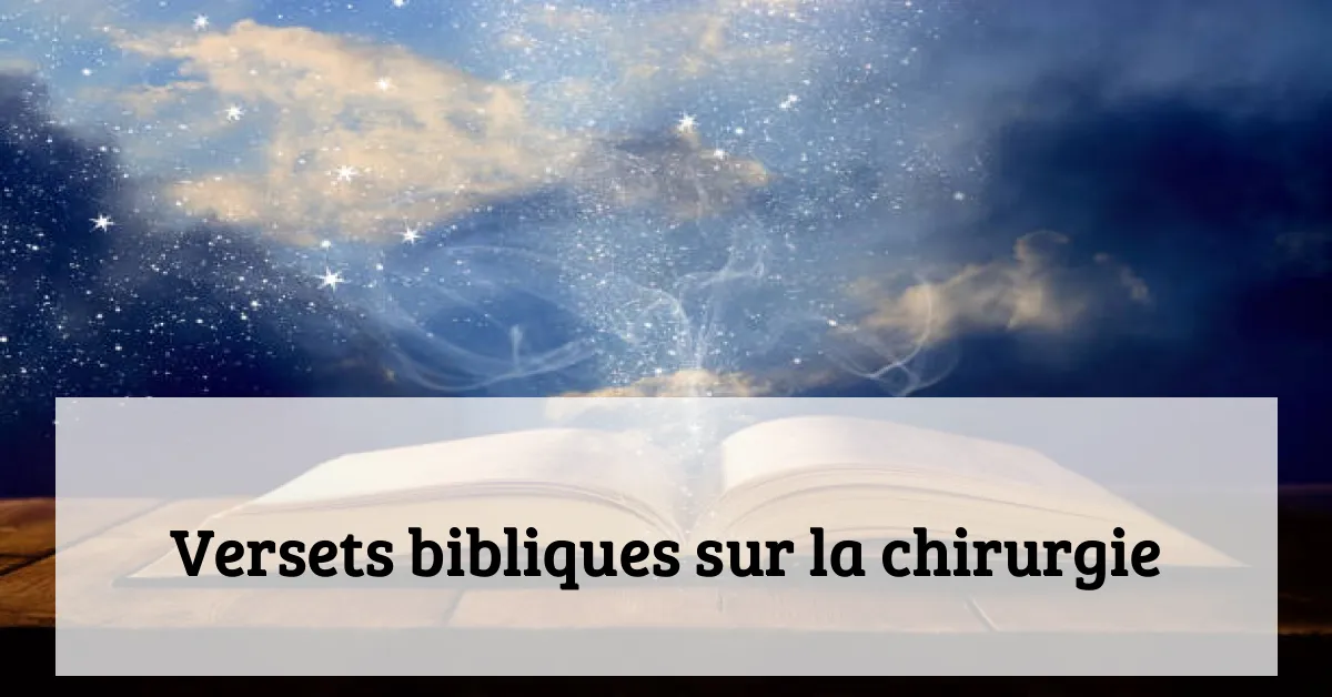 Versets bibliques sur la chirurgie