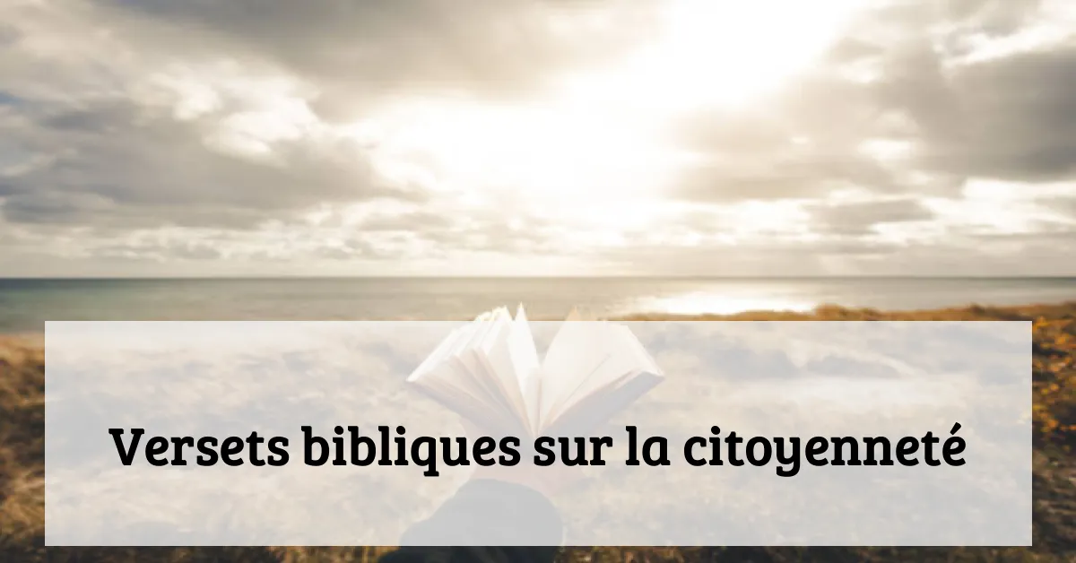 Versets bibliques sur la citoyenneté