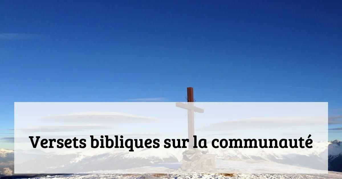 Versets bibliques sur la communauté