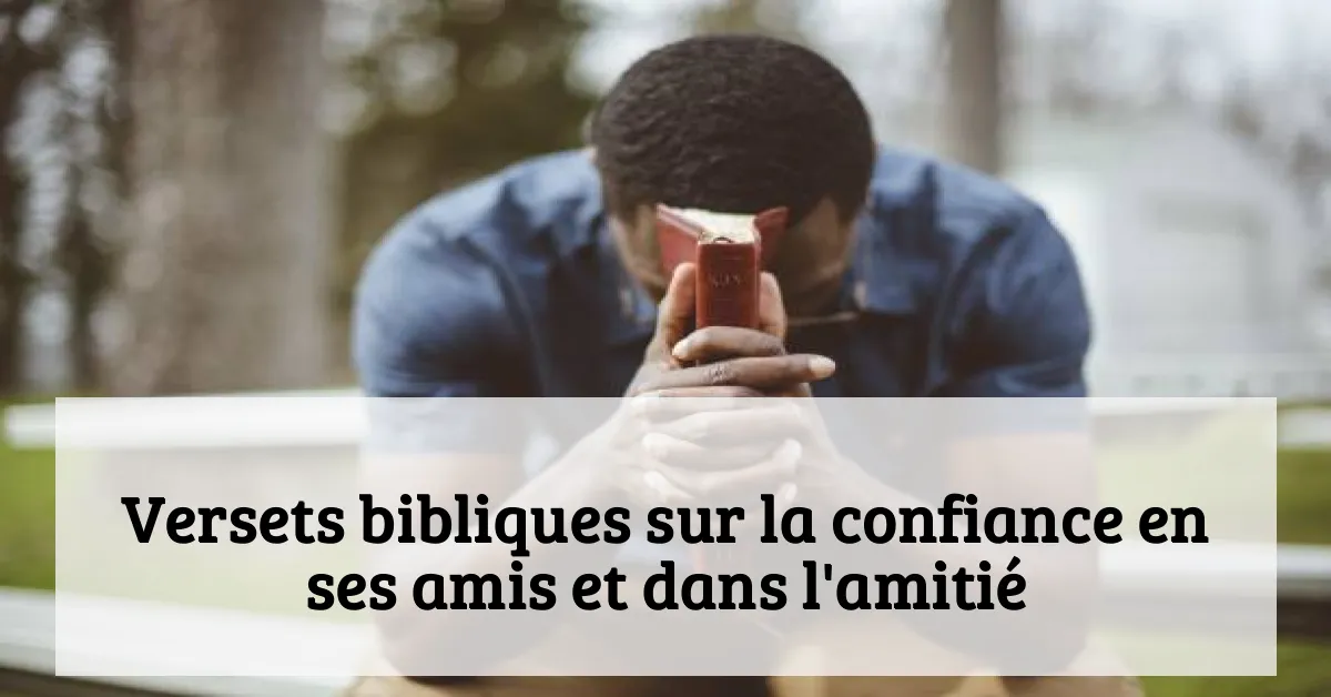 Versets bibliques sur la confiance en ses amis et dans l'amitié