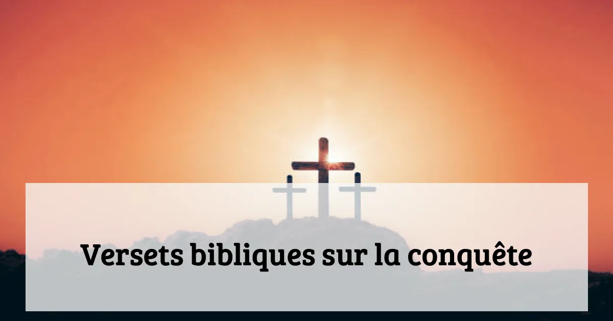Versets bibliques sur la conquête