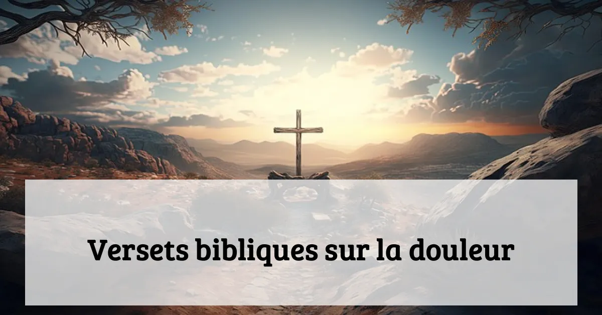 Versets bibliques sur la douleur