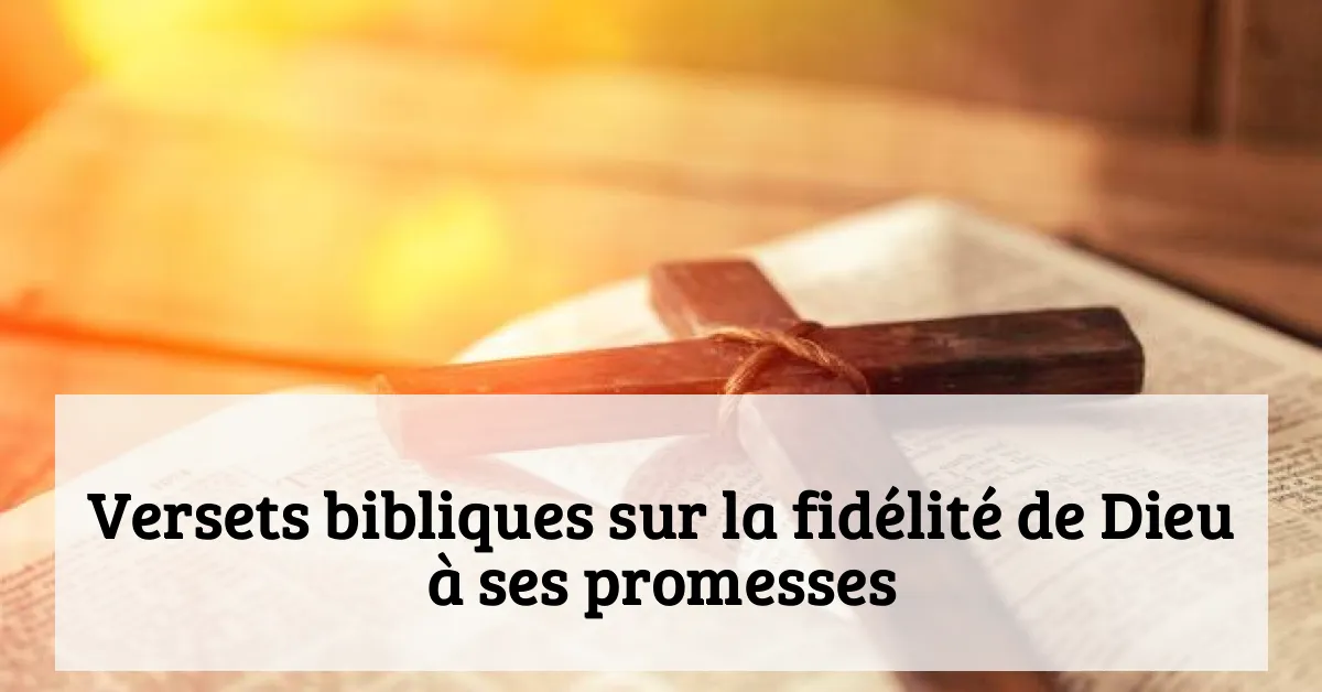 Versets bibliques sur la fidélité de Dieu à ses promesses