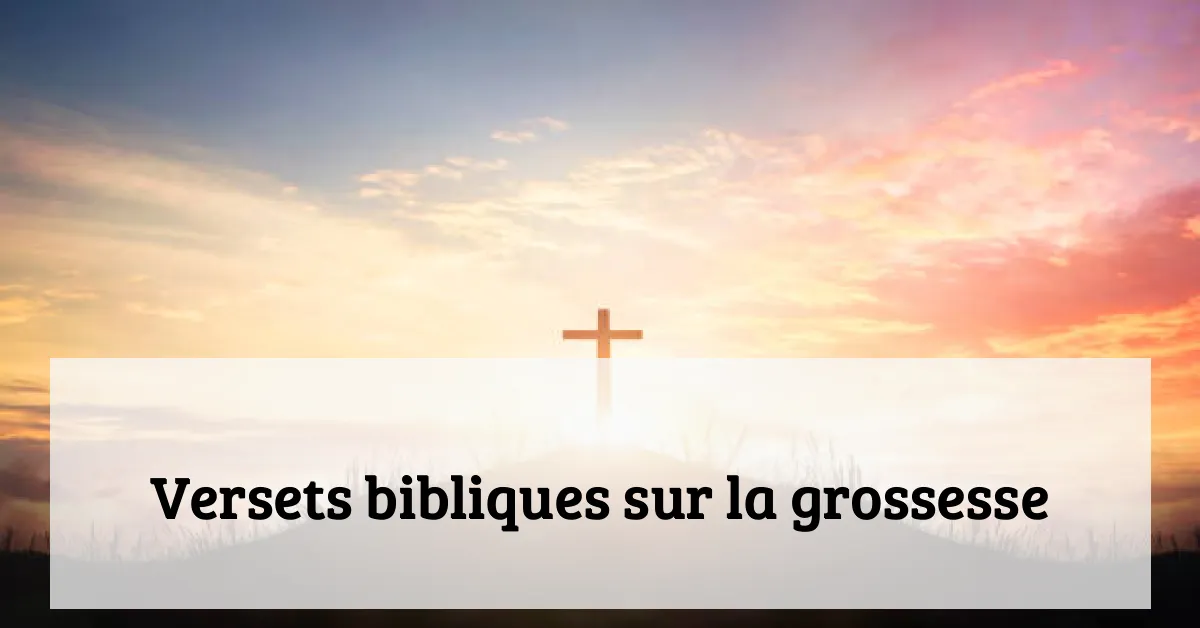 Versets bibliques sur la grossesse
