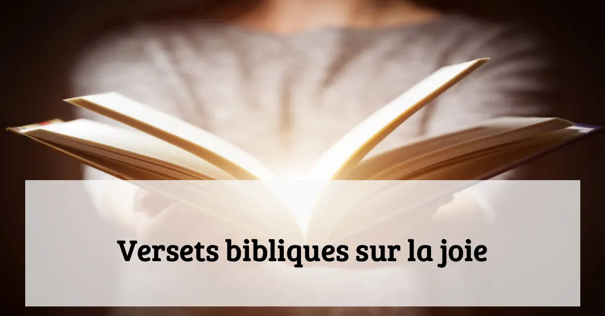 Versets bibliques sur la joie