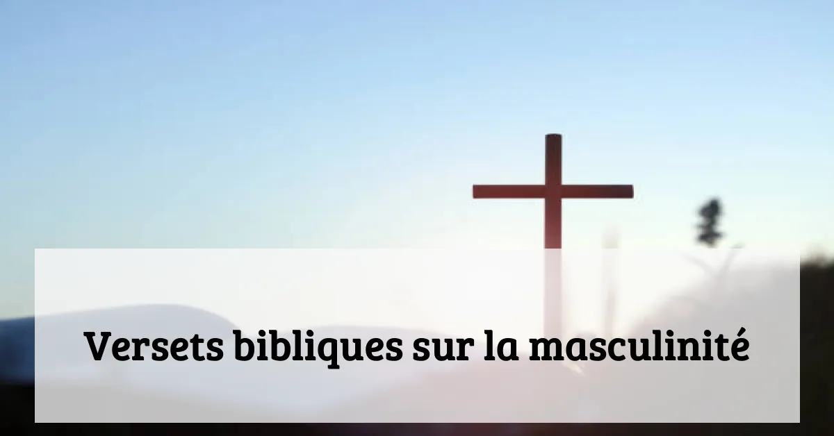 Versets bibliques sur la masculinité