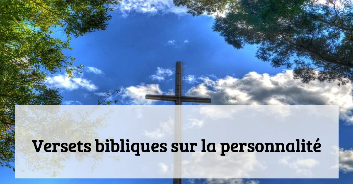 Versets bibliques sur la personnalité