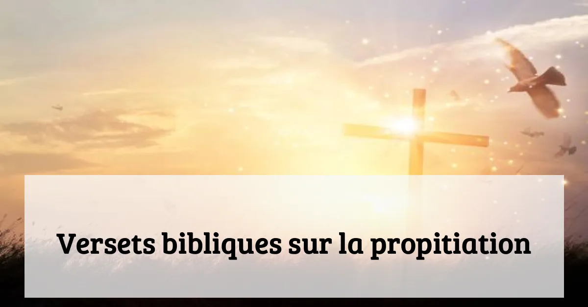 Versets bibliques sur la propitiation