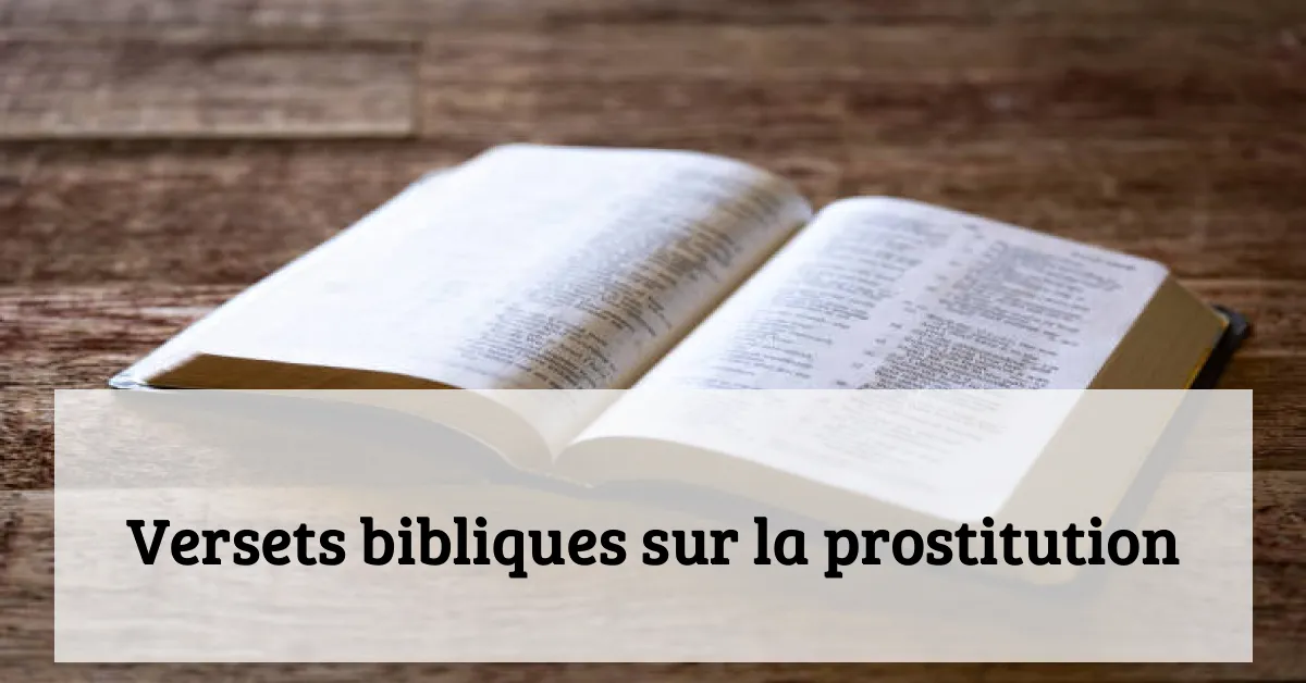 Versets bibliques sur la prostitution