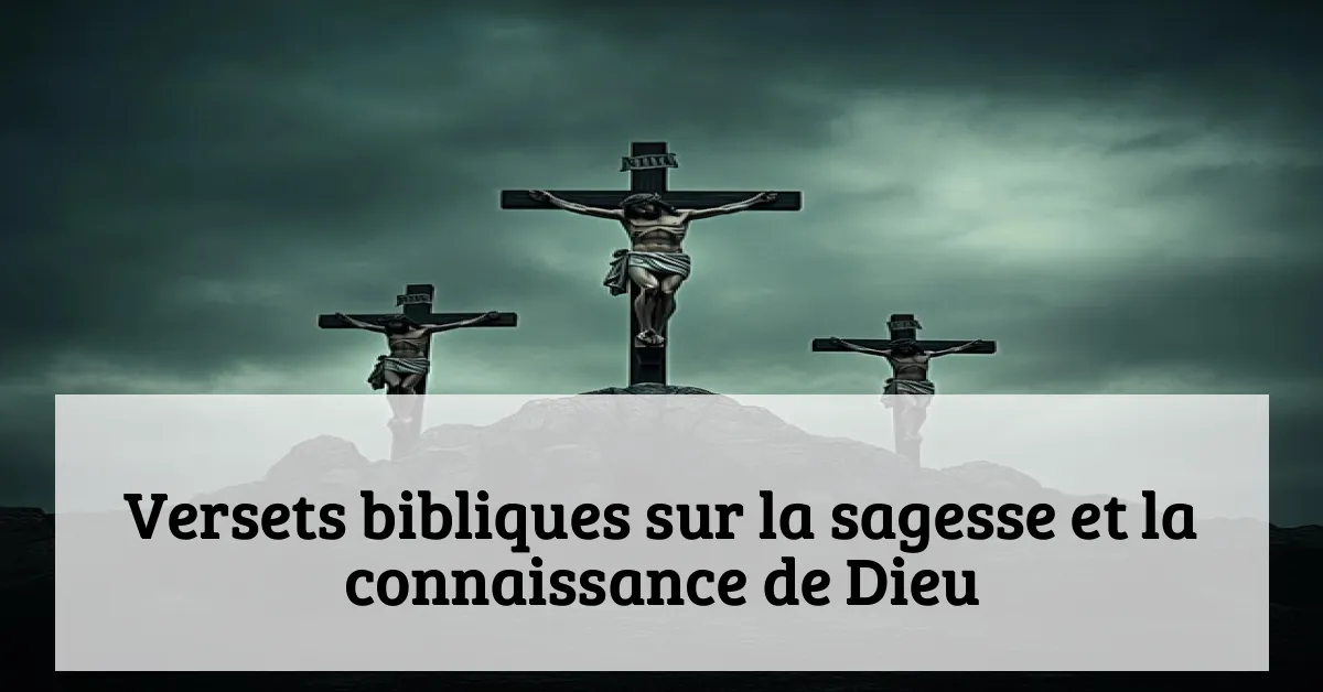 Versets bibliques sur la sagesse et la connaissance de Dieu