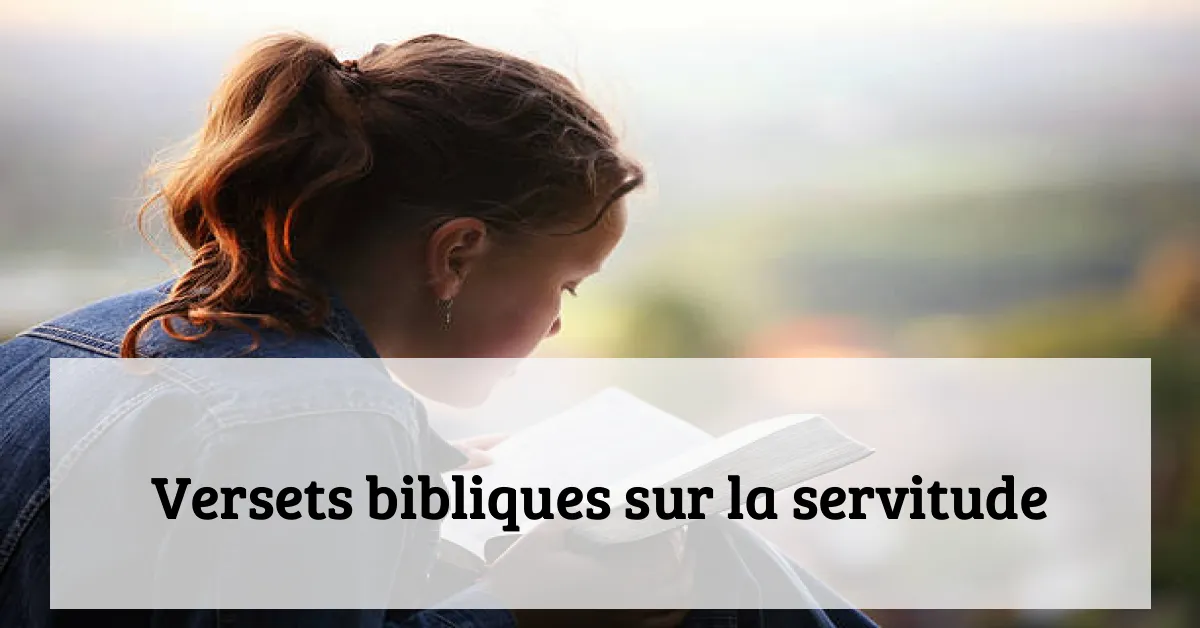 Versets bibliques sur la servitude