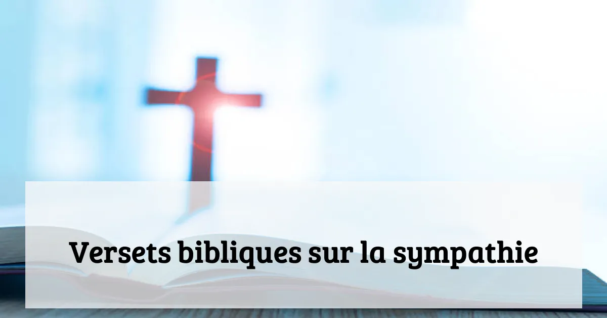 Versets bibliques sur la sympathie