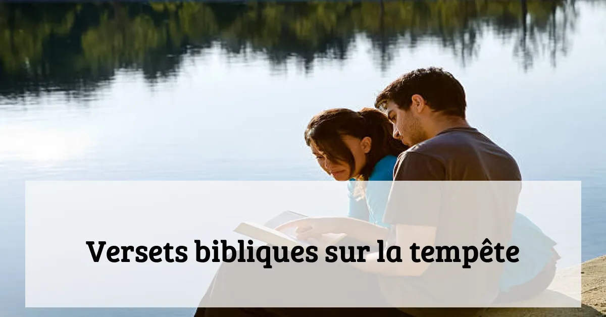 Versets bibliques sur la tempête