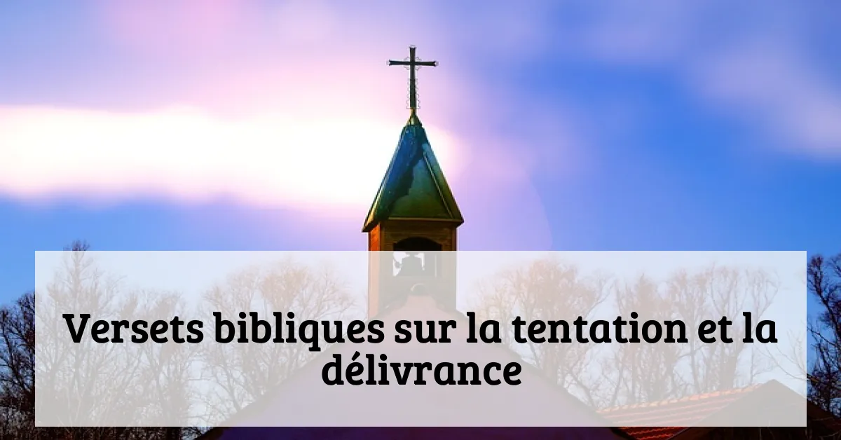Versets bibliques sur la tentation et la délivrance