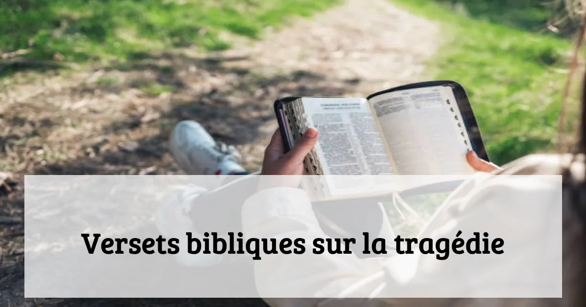 Versets bibliques sur la tragédie