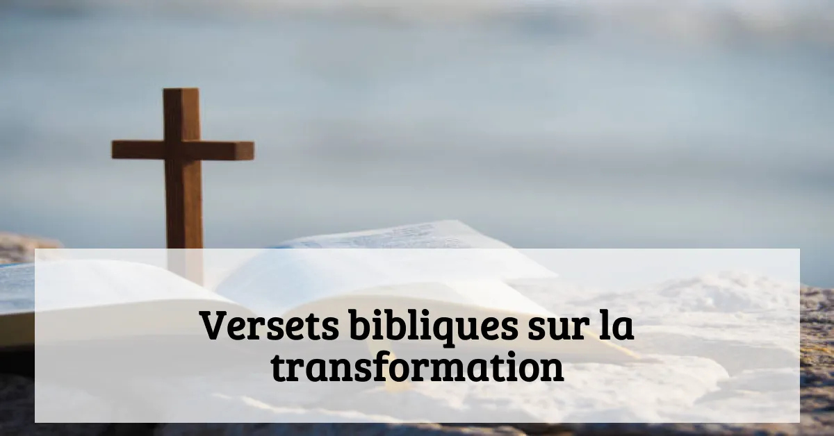 Versets bibliques sur la transformation