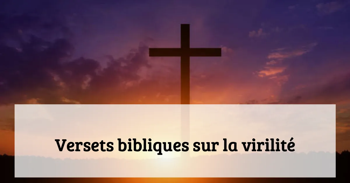 Versets bibliques sur la virilité