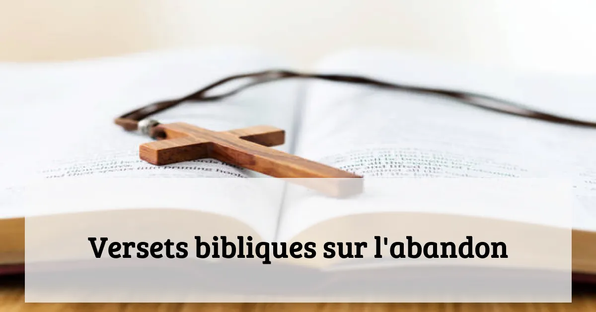 Versets bibliques sur l'abandon