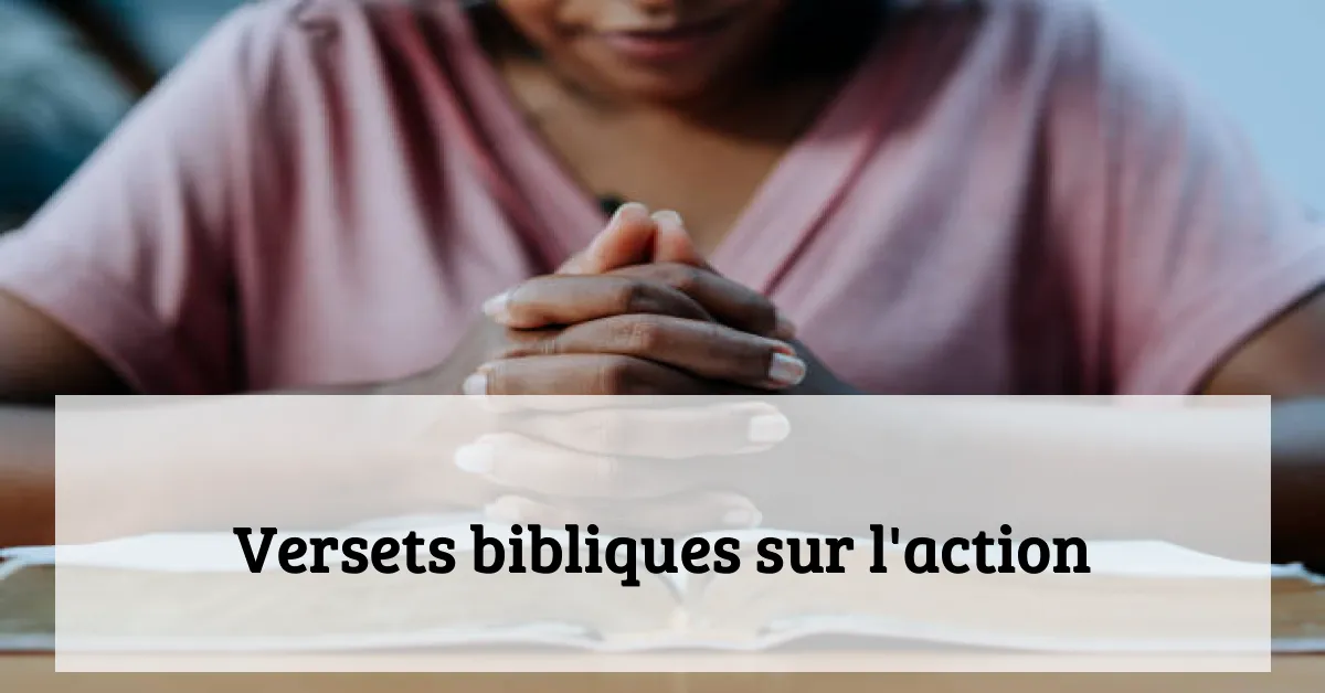 Versets bibliques sur l'action