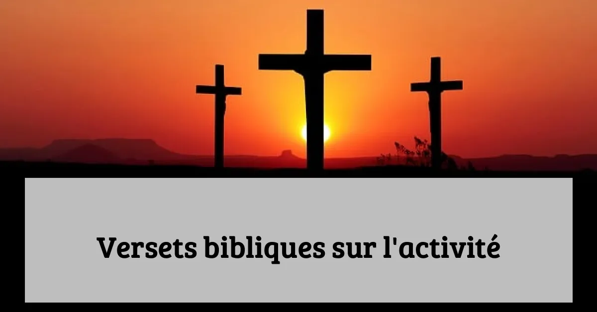 Versets bibliques sur l'activité