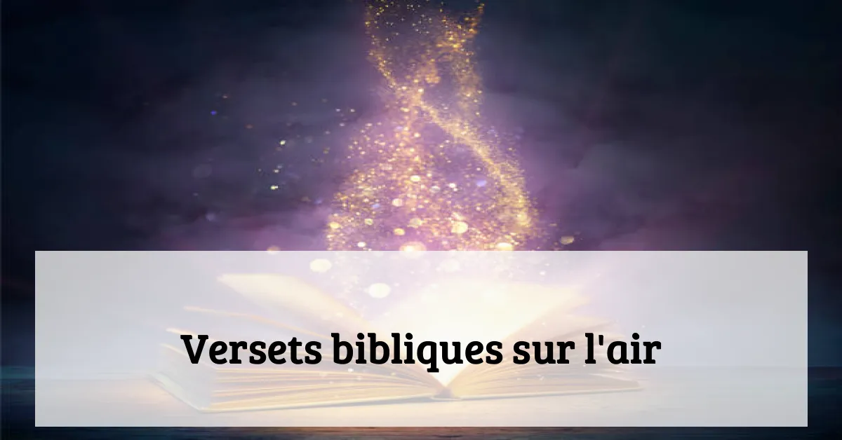 Versets bibliques sur l'air