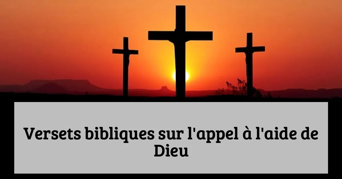 Versets bibliques sur l'appel à l'aide de Dieu