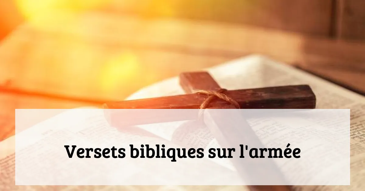 Versets bibliques sur l'armée