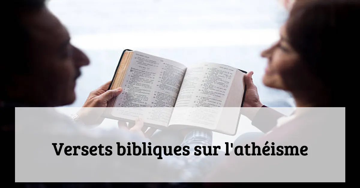 Versets bibliques sur l'athéisme