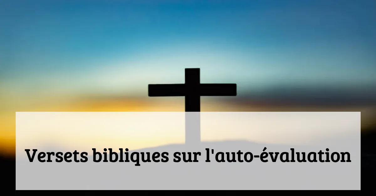 Versets bibliques sur l'auto-évaluation