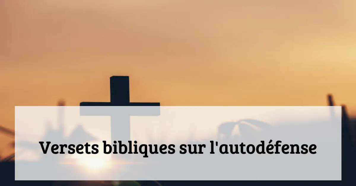 Versets bibliques sur l'autodéfense
