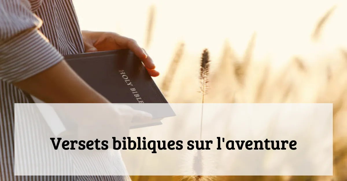 Versets bibliques sur l'aventure