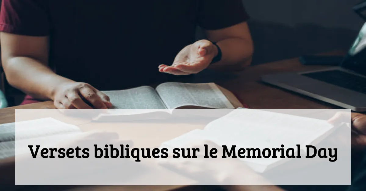 Versets bibliques sur le Memorial Day