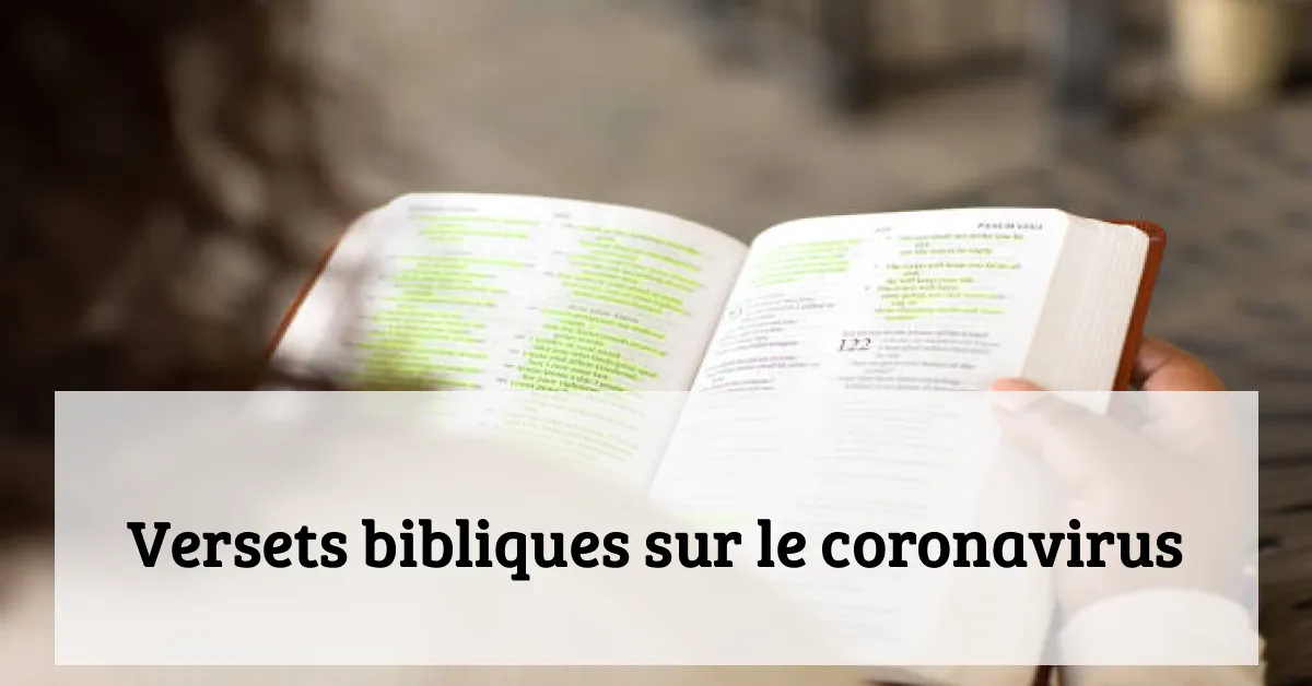 Versets bibliques sur le coronavirus