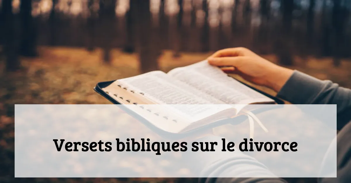 Versets bibliques sur le divorce