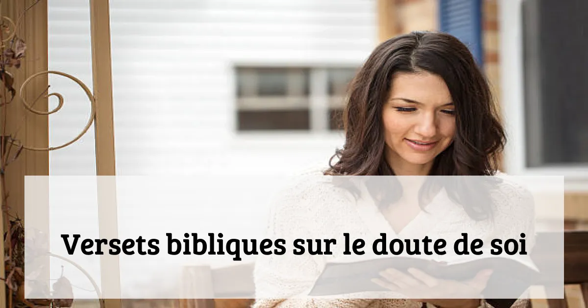 Versets bibliques sur le doute de soi