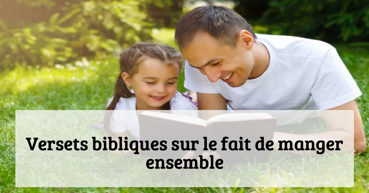 Versets bibliques sur le fait de manger ensemble