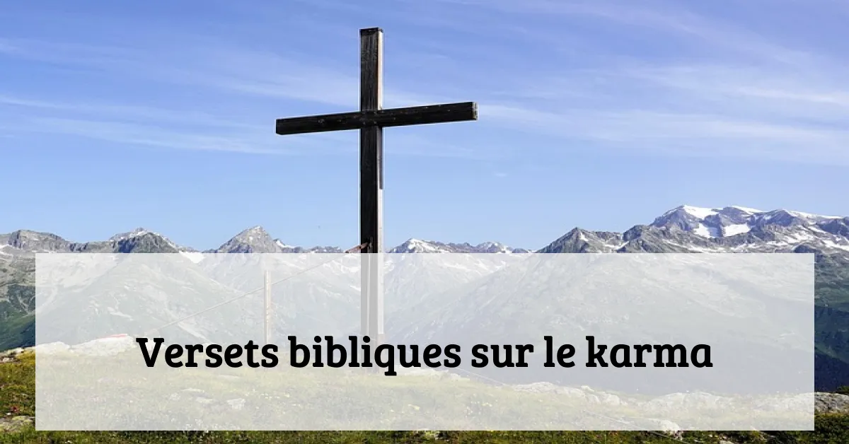 Versets bibliques sur le karma