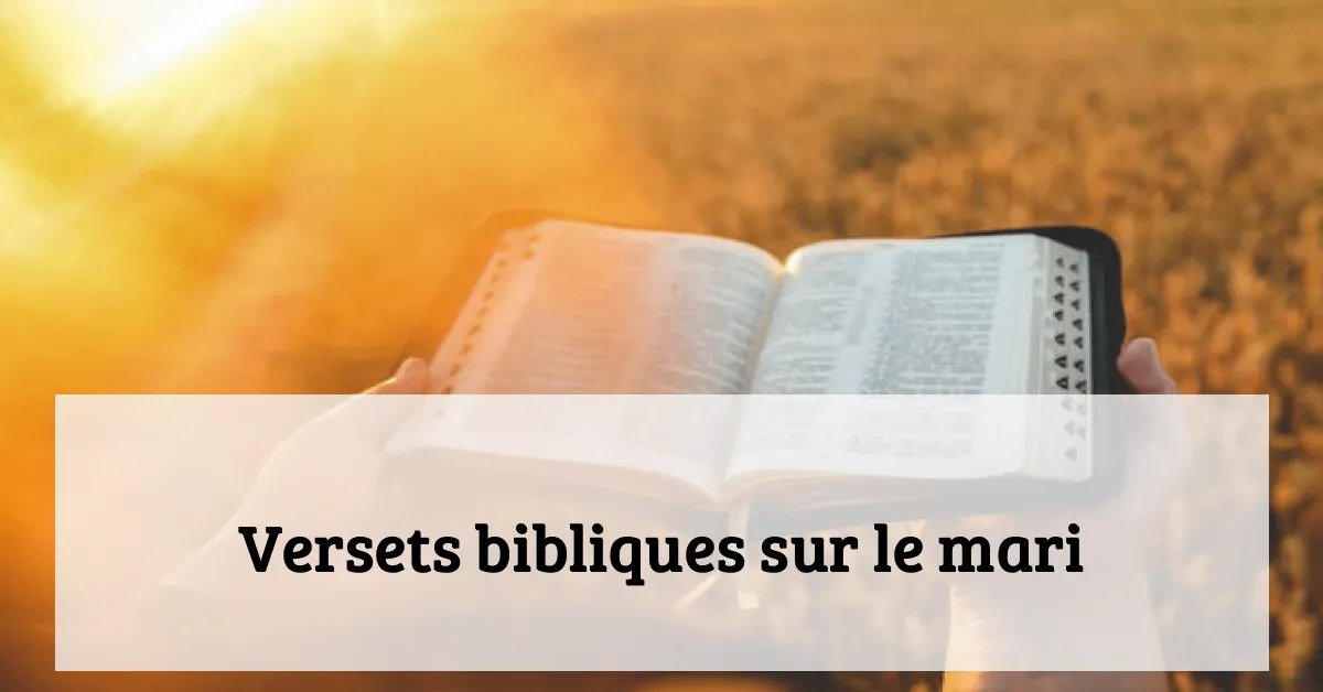 Versets bibliques sur le mari