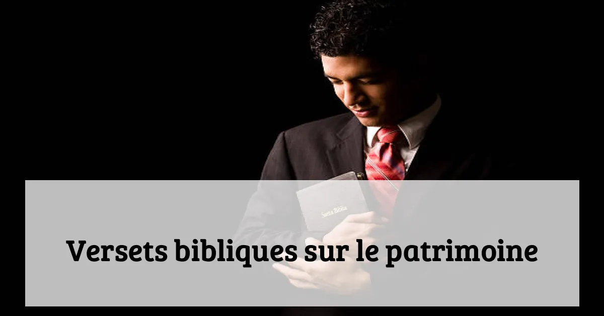 Versets bibliques sur le patrimoine