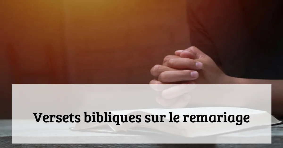 Versets bibliques sur le remariage