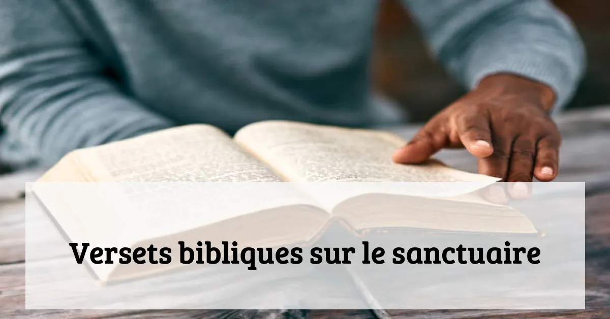 Versets bibliques sur le sanctuaire