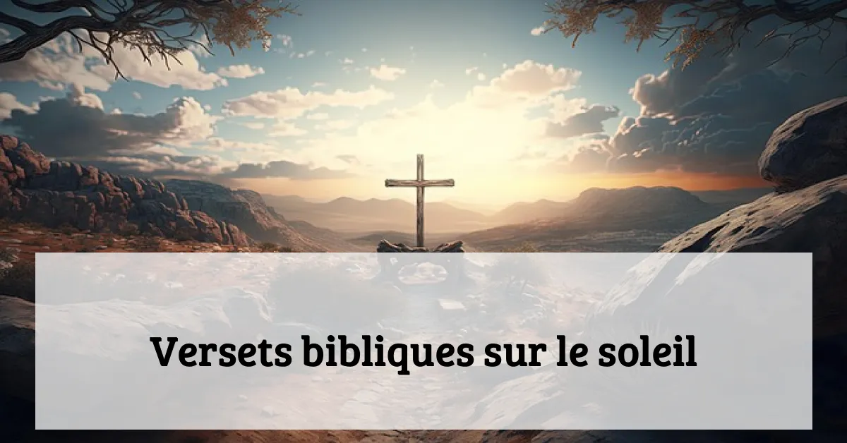 Versets bibliques sur le soleil