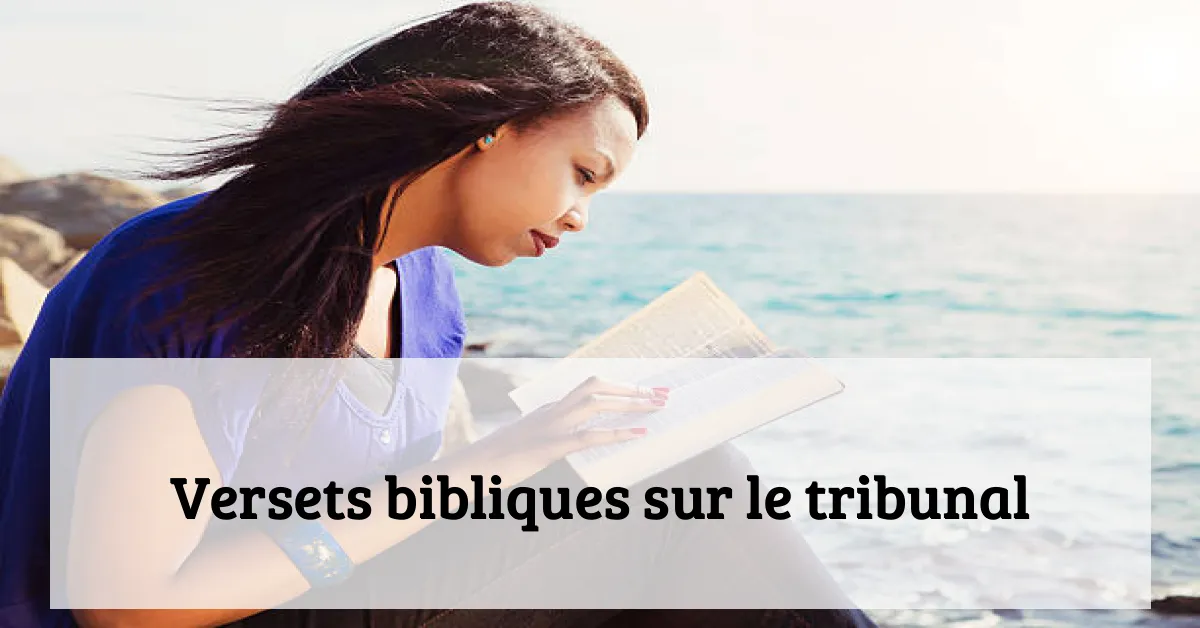 Versets bibliques sur le tribunal