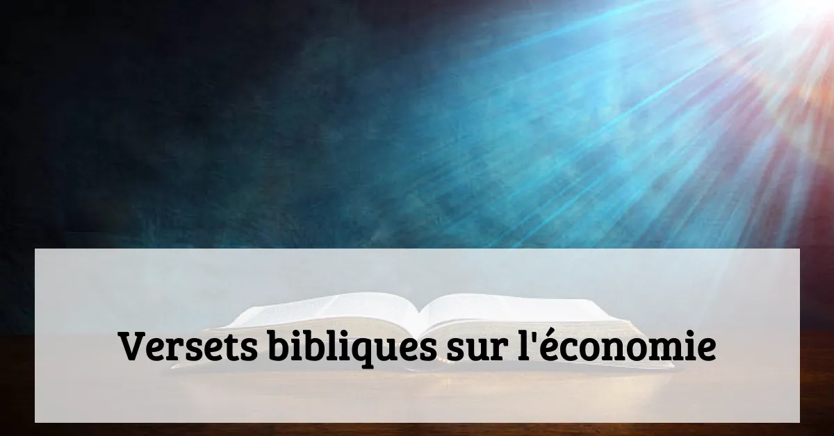 Versets bibliques sur l'économie