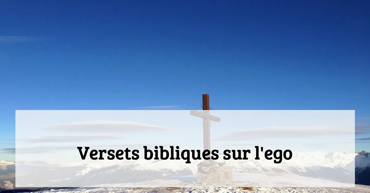 Versets bibliques sur l'ego