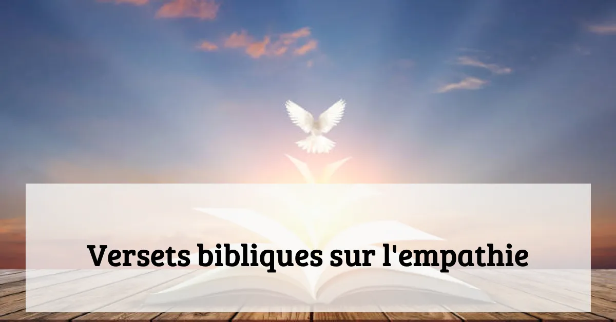 Versets bibliques sur l'empathie